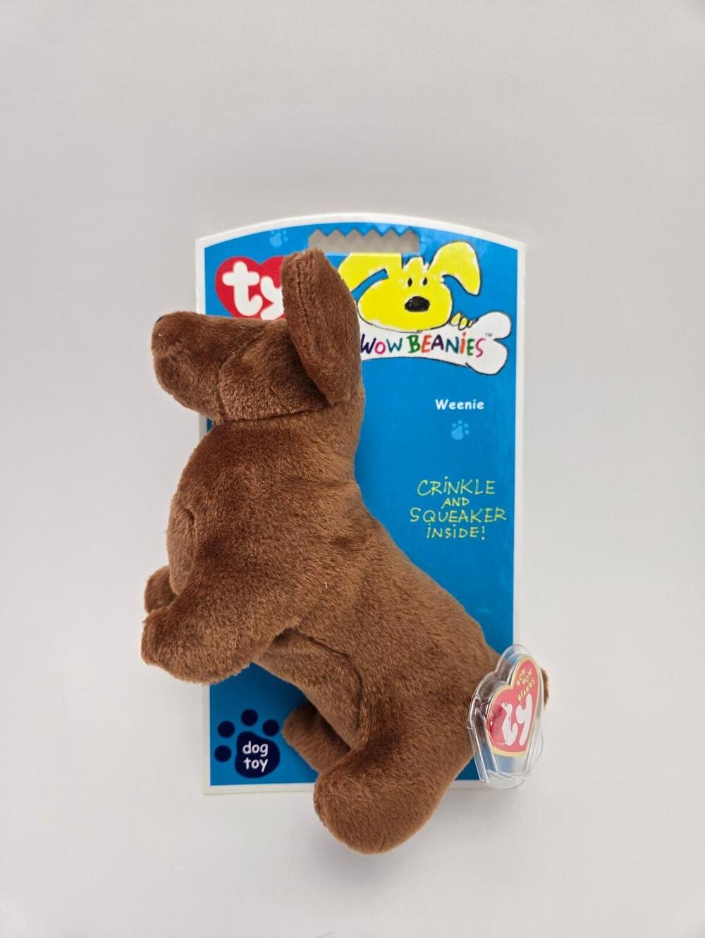 Ty Bow Wow Beanie Weenie the Dachshund Dog Toy to Collectors Item! (5 inch)